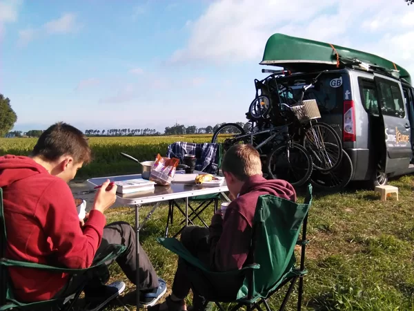 Breakfast near Mont San Michelle