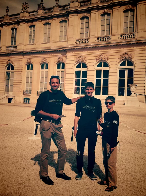 At the Elysees Palace after an interview with President Ferrand